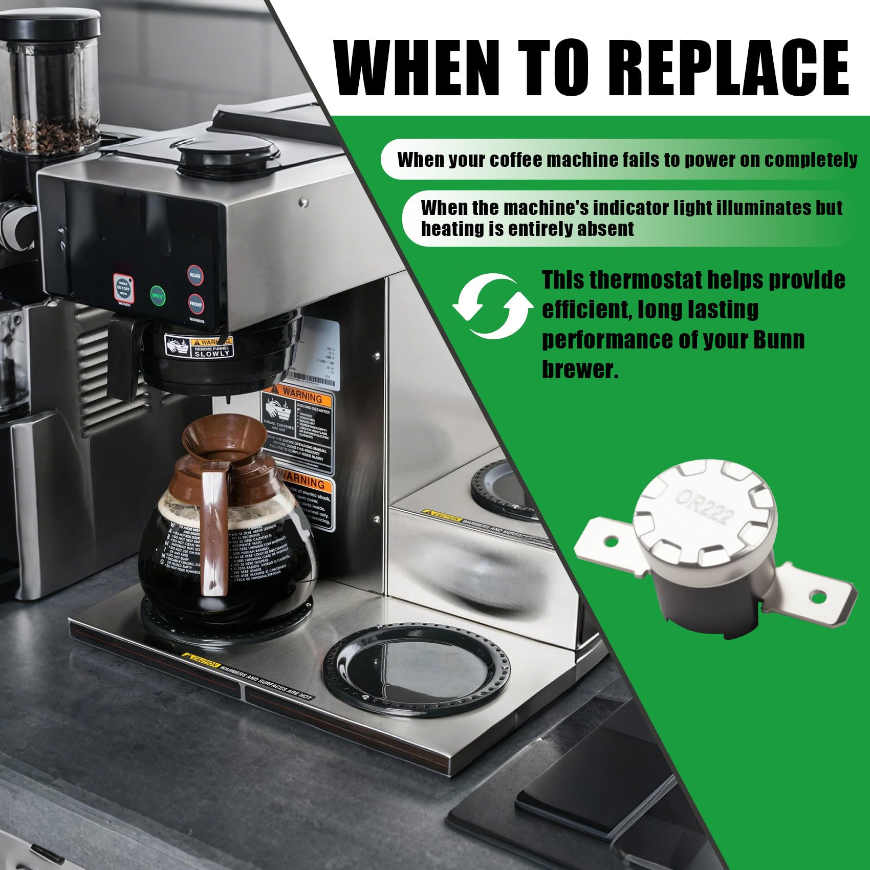 Amazon.com: 29329.1000 Thermostat Limit Kit for Bunn coffee makers